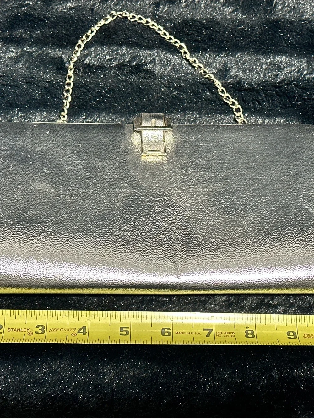 Vintage Silver-Handle Evening Clutch
